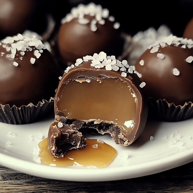 Salted Caramel Truffles Recipe