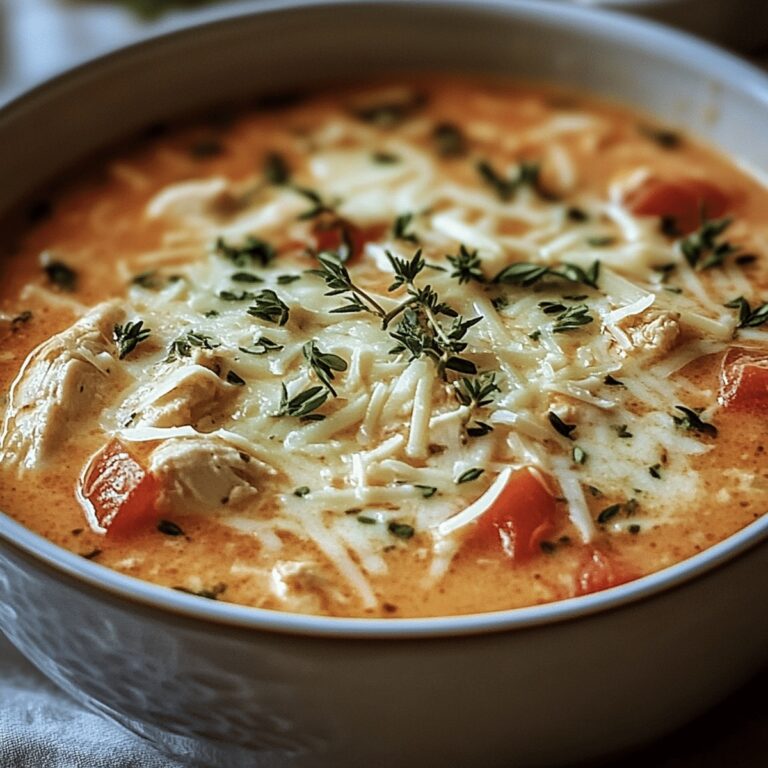 Crock Pot Creamy Chicken Parmesan Soup Recipe