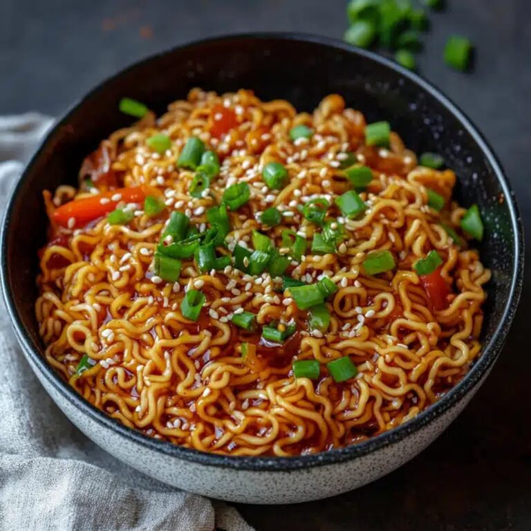 Easy Saucy Ramen Noodles Recipe