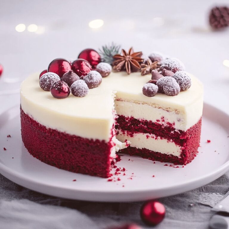 Red Velvet White Chocolate Cheesecake Recipe