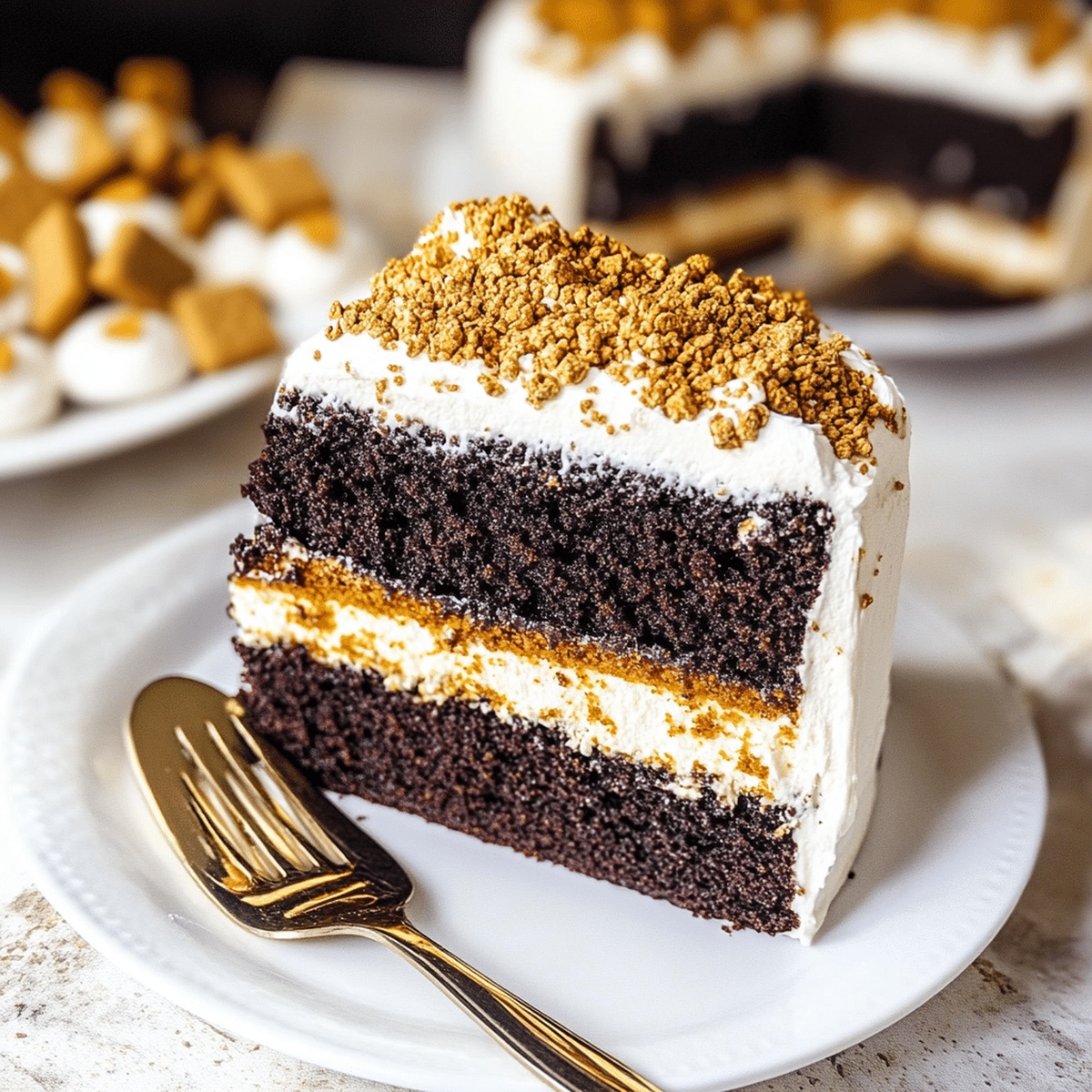 Gooey Smores Cake Recipe