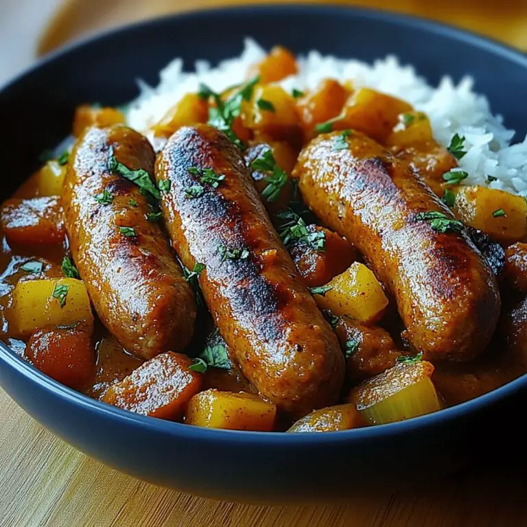 Hearty Curried Sausages Recipe
