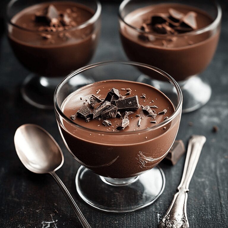 Silky Chocolate Pots De Creme Recipe