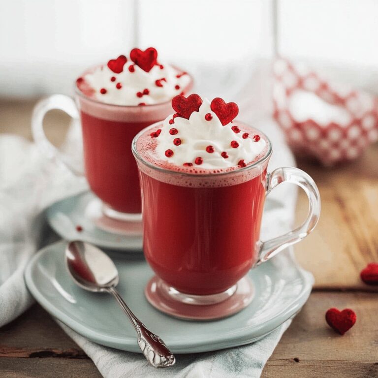 Velvety Red Velvet Hot Chocolate Recipe