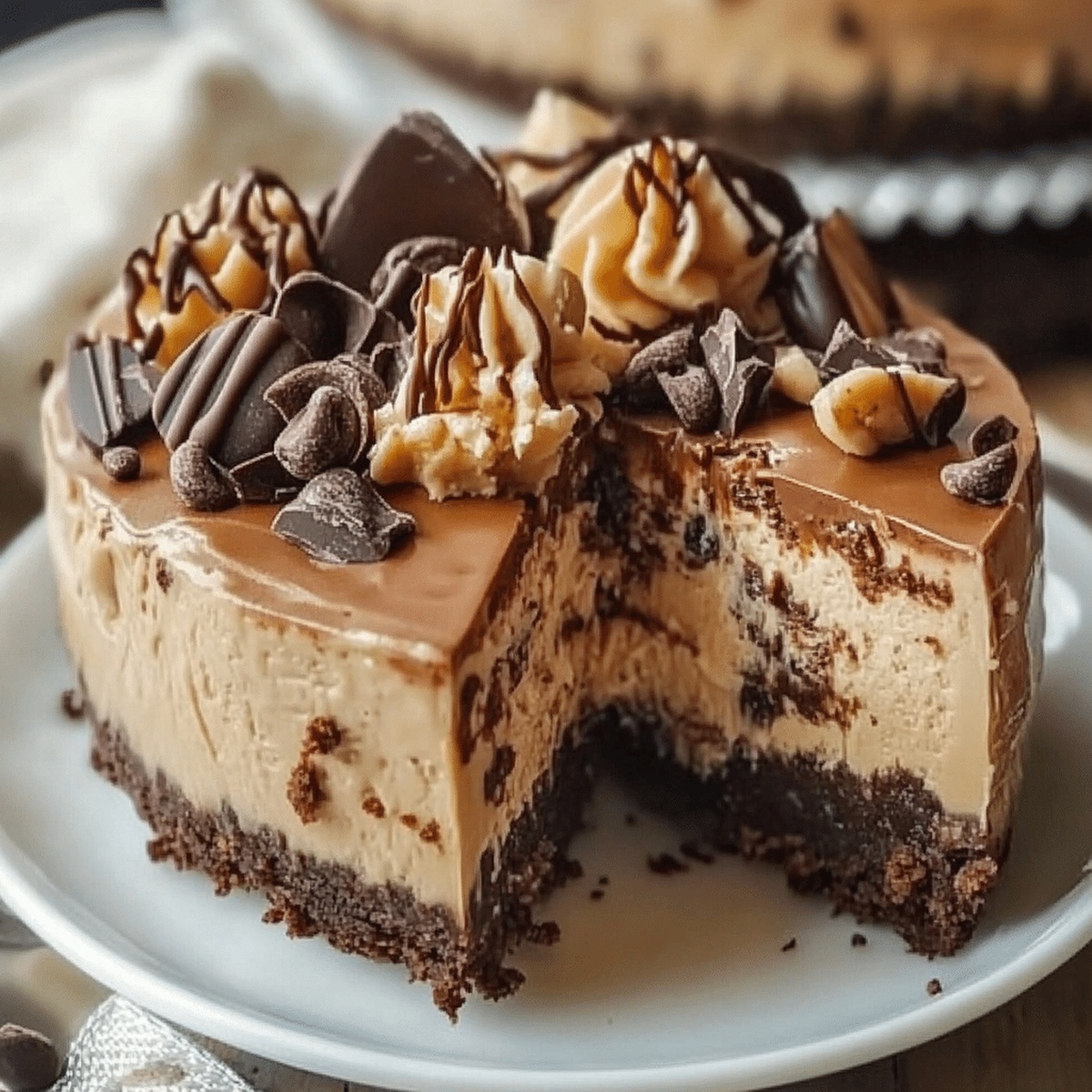 No-Bake German Chocolate Cheesecake Recipe