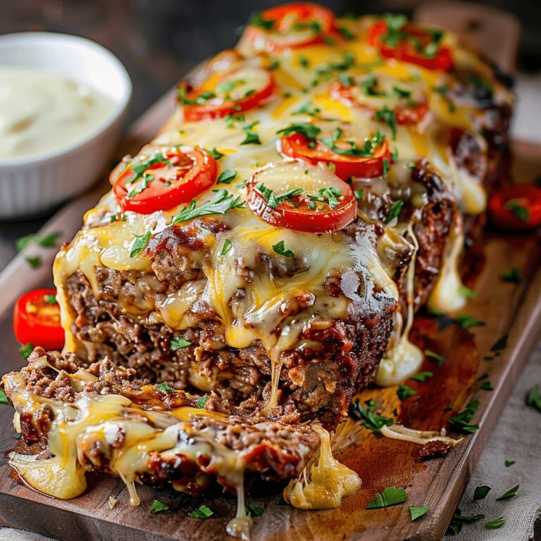 Philly Cheesesteak Meatloaf Recipe