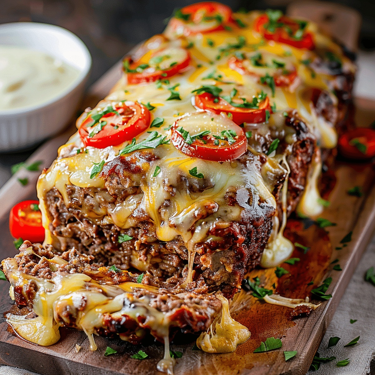 Philly Cheesesteak Meatloaf Recipe