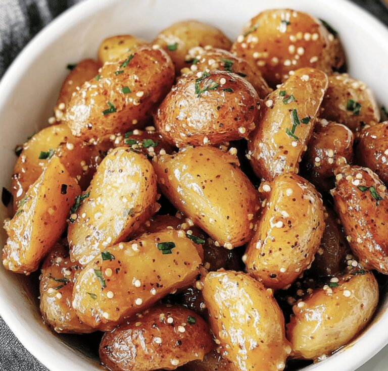 Crispy Honey Mustard Potatoes Recipe