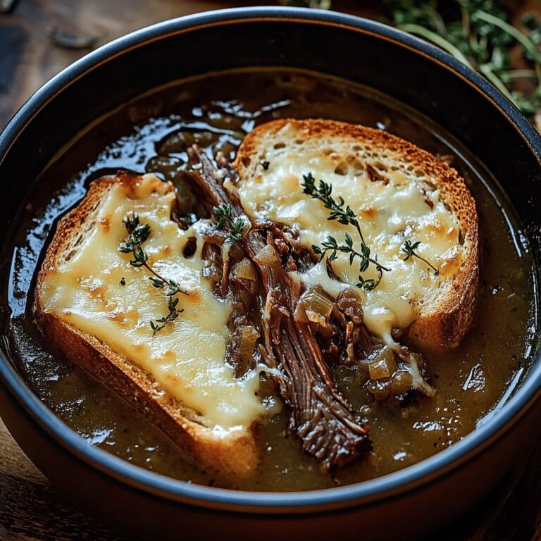 French Onion Short Rib Soup With Gruyere Toast Recipe