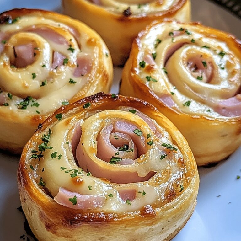 Hot Ham And Cheese Pinwheels Recipe