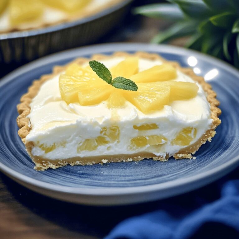 Tropical Frozen Pineapple Pie Recipe