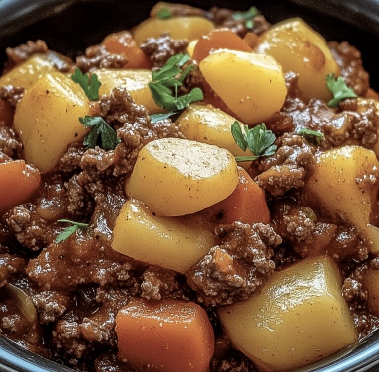 Hearty Slow Cooker Cowboy Casserole Recipe