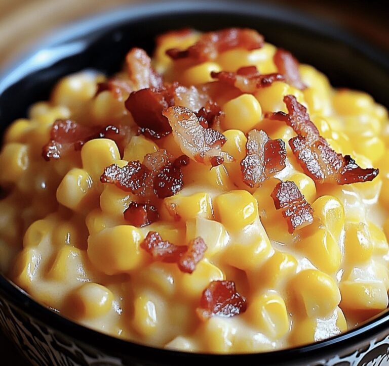 Slow Cooker Cheddar Corn With Bacon Recipe