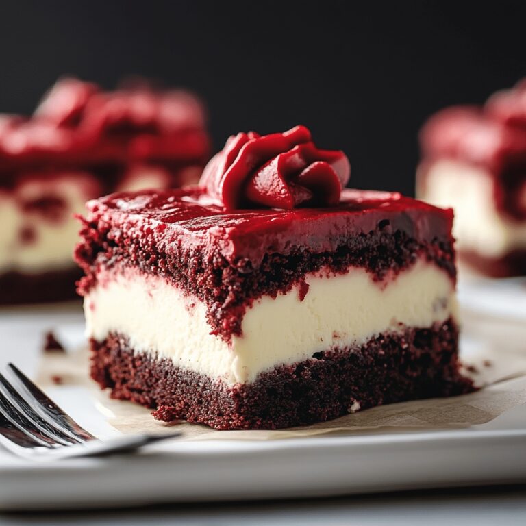 Velvety Red Velvet Cheesecake Brownies Recipe