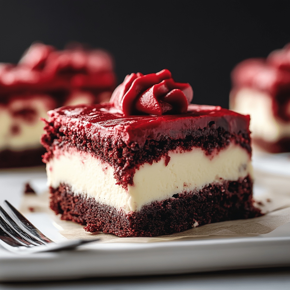 Velvety Red Velvet Cheesecake Brownies Recipe