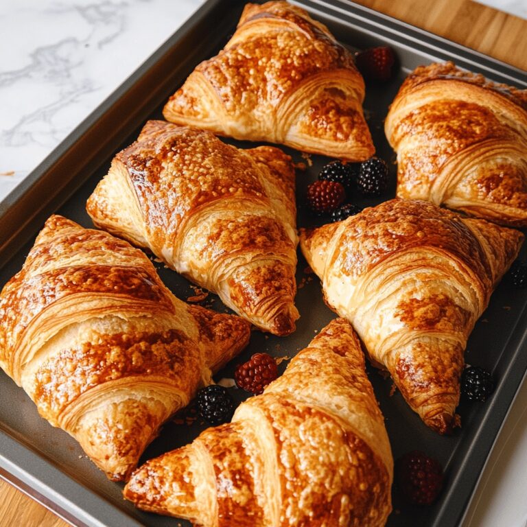 Heavenly Berries And Cream Filled Croissants Recipe