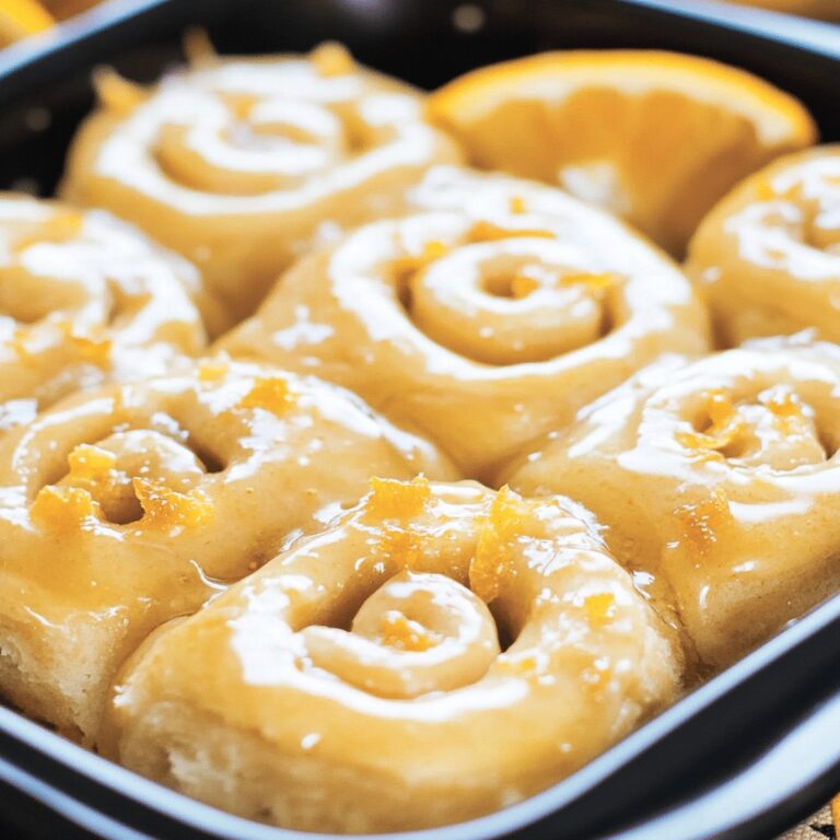The Best Glazed Orange Sweet Rolls Recipe