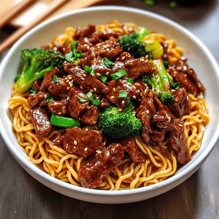 Sticky Beef Noodles Recipe
