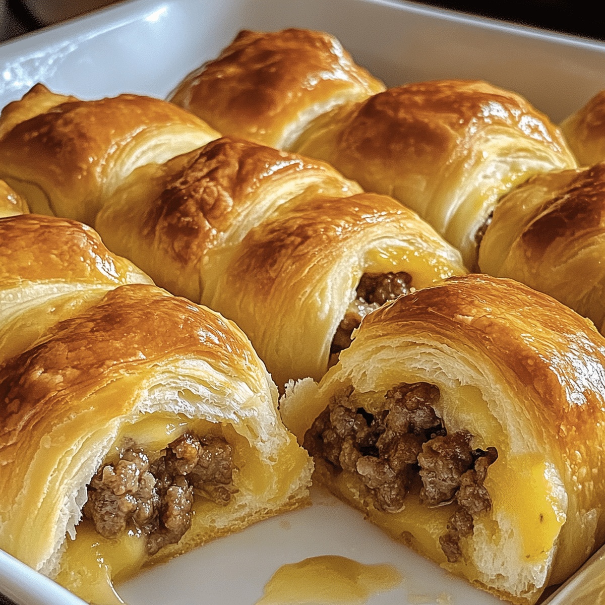 Breakfast Sausage Crescent Rolls Recipe