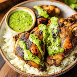 Vibrant Peruvian Chicken With Green Sauce Recipe