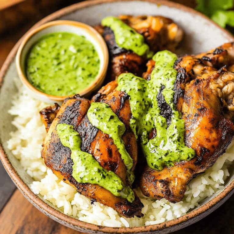 Vibrant Peruvian Chicken With Green Sauce Recipe