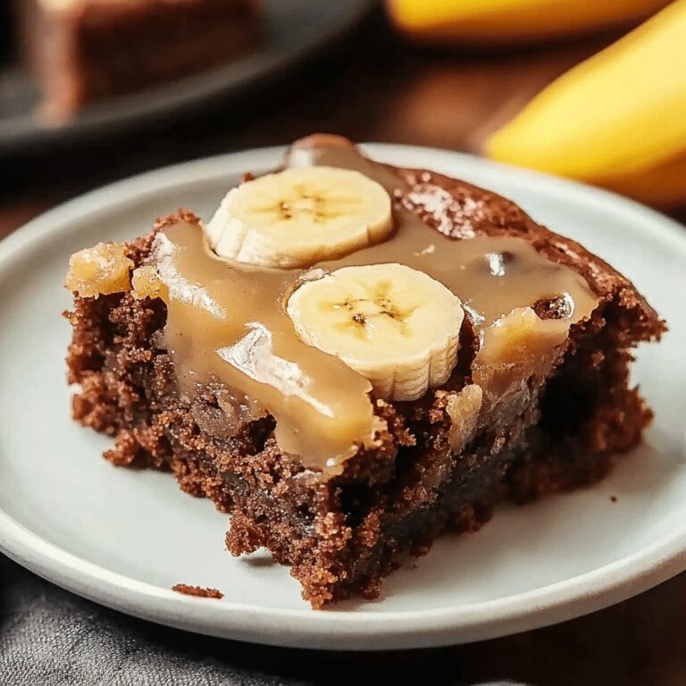 Moist Banana Bread Brownies Recipe