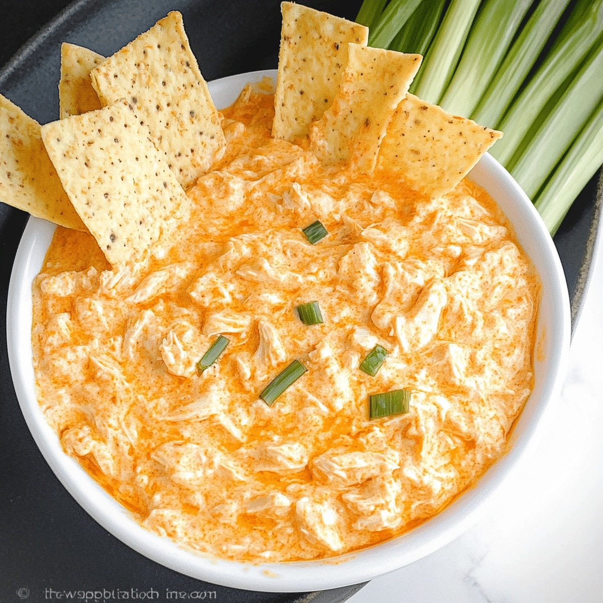 Greek Yogurt Buffalo Chicken Dip Recipe