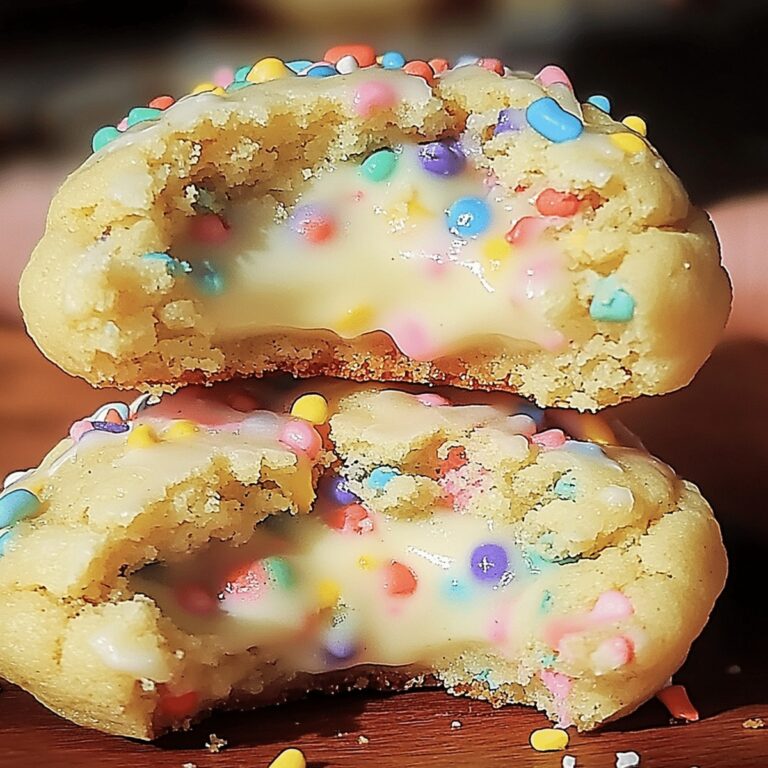 Dreamy Funfetti Cheesecake Stuffed Cookies Recipe