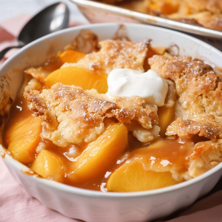 Sun-Kissed Peach Cobbler Recipe