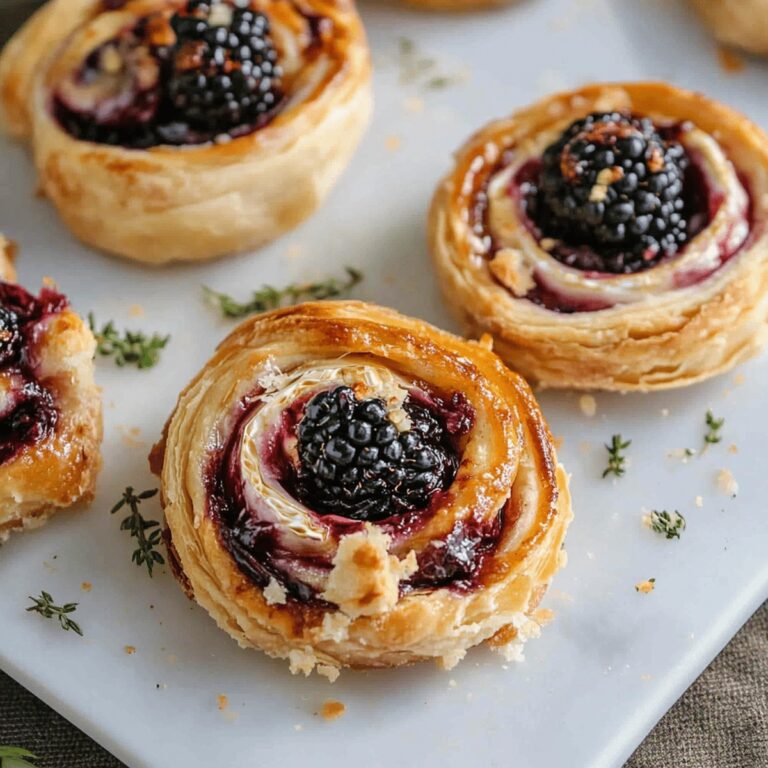 Elegant Blackberry Brie Pinwheels Recipe