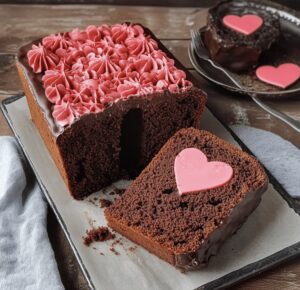 Dreamy Hidden Heart Chocolate Loaf Cake Recipe