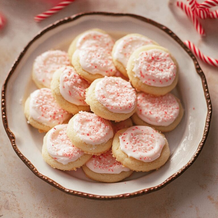 Peppermint Meltaway Cookies Recipe