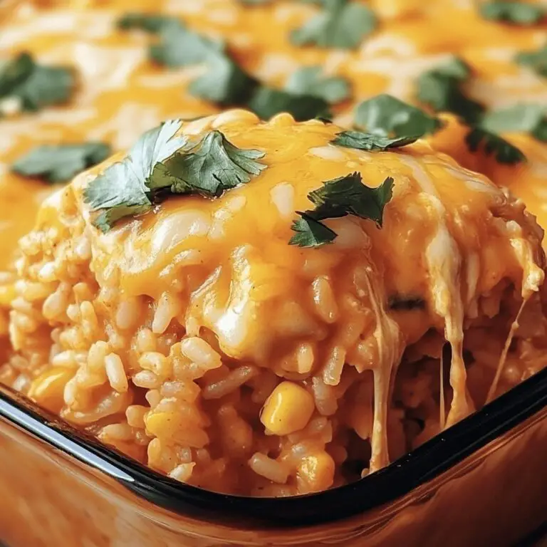 Hearty Chicken Enchilada Rice Casserole Recipe