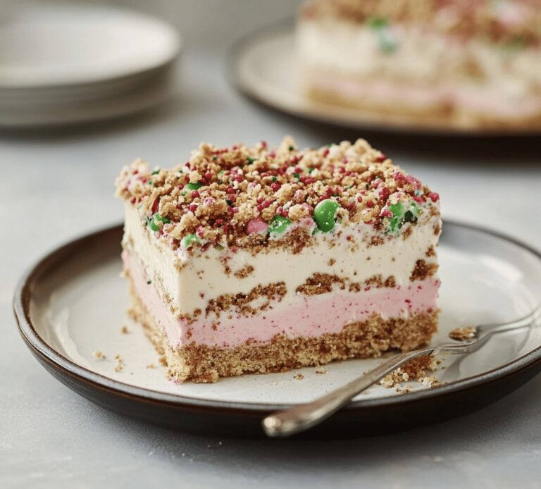 Festive Christmas Crunch Cake Recipe