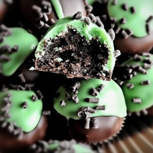 No-Bake Thin Mint Cookie Truffles Recipe