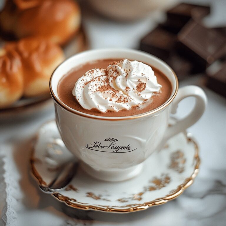 Velvety Paris Hot Chocolate (Chocolat Chaud) Recipe