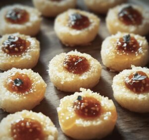 Spicy Cheesy Thumbprint Appetizers Recipe