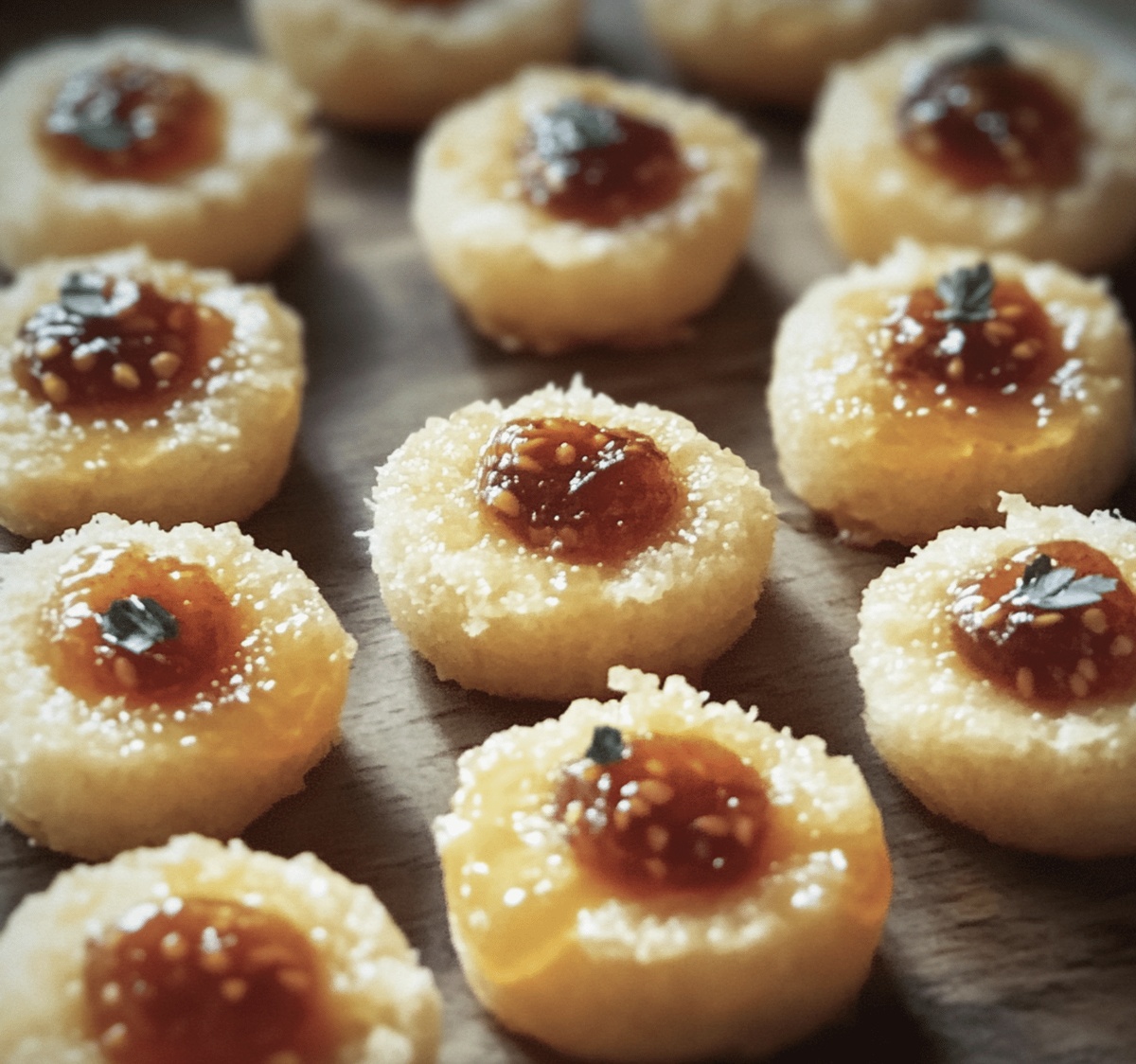 Spicy Cheesy Thumbprint Appetizers Recipe