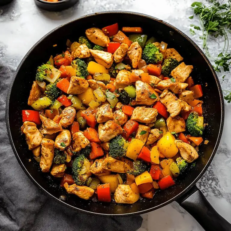 Hearty Chicken And Vegetables Skillet Recipe