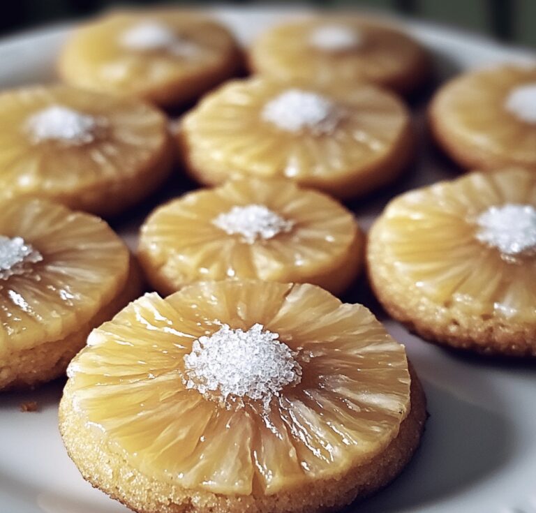 Tangy Pineapple Upside-Down Sugar Cookies Recipe