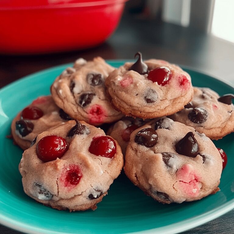 Cherry Almond Chocolate Cookies Recipe