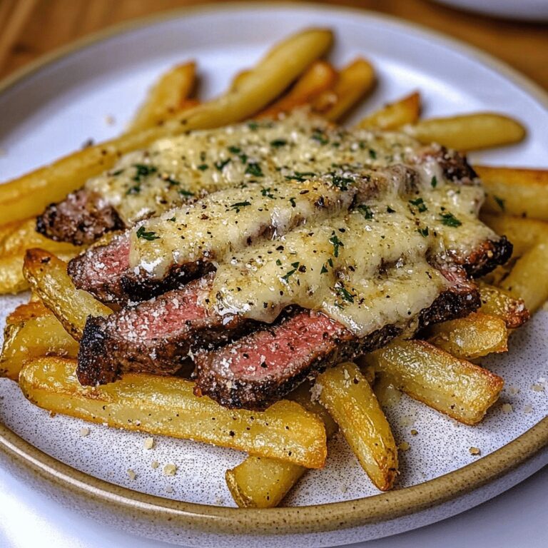 Crispy Garlic Parmesan Steak Fries Recipe
