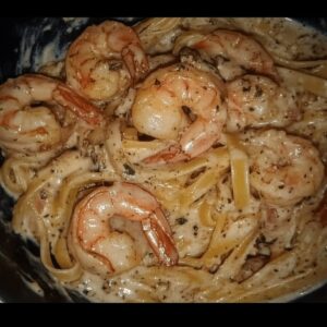 Spaghetti With Shrimp In Cream Sauce Recipe