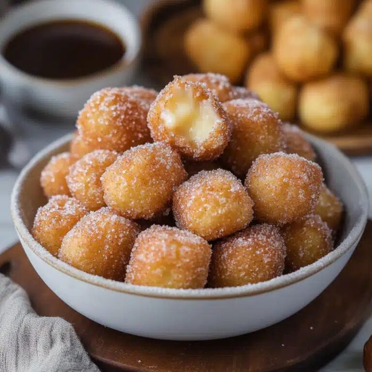 Crispy Churros Poppers Recipe