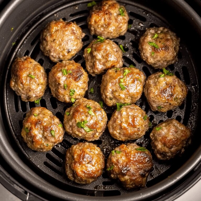 Crispy Air Fryer Meatballs Recipe