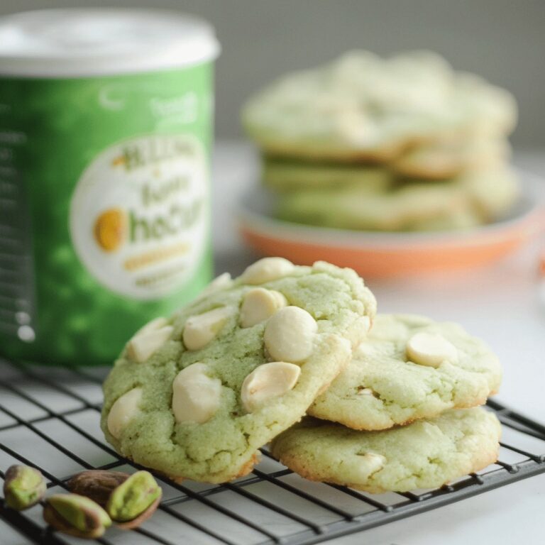 Pistachio Pudding Cookies Recipe