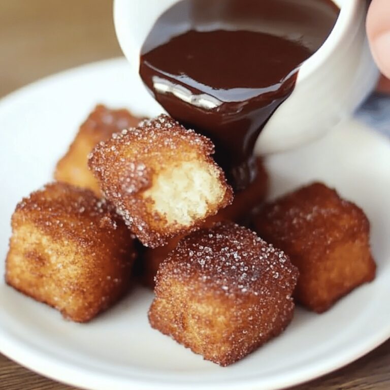 Crispy Churro Bites With Chocolate Dipping Sauce Recipe