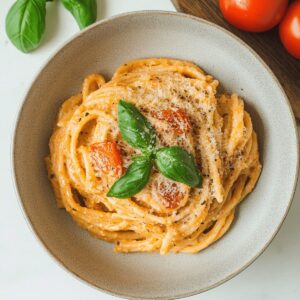 Roasted Tomato And Garlic Ricotta Pasta Recipe