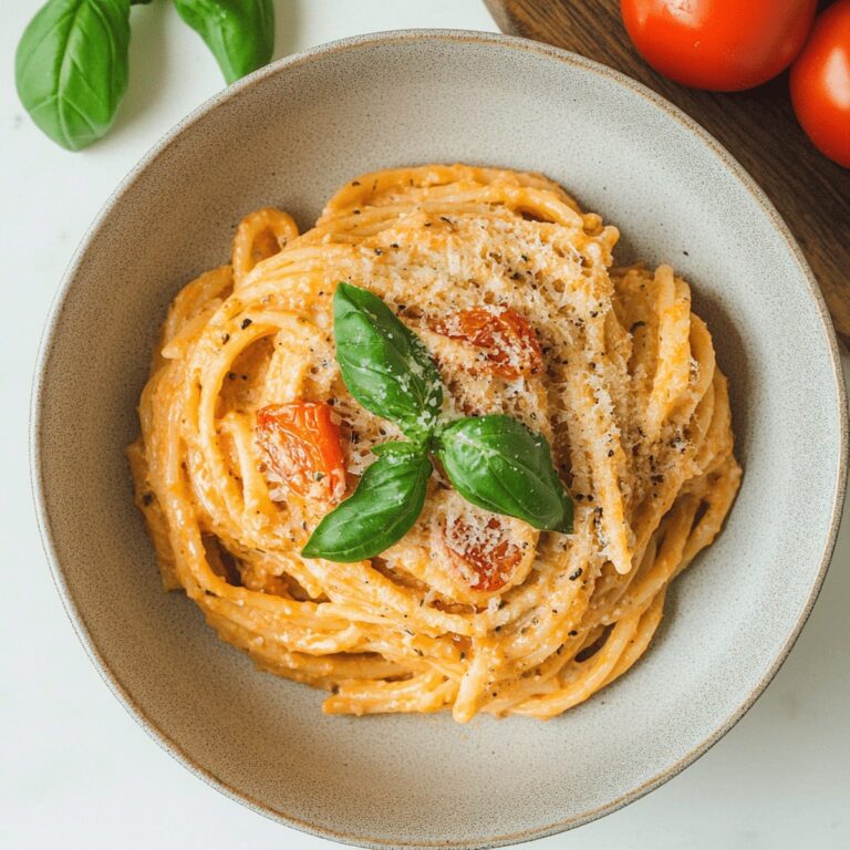Roasted Tomato And Garlic Ricotta Pasta Recipe