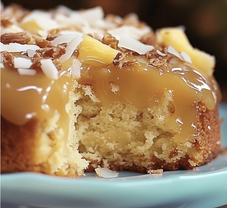 Sweet Pineapple Coconut God Bless America Cake Recipe
